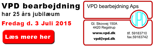 VPD bearbejdning aps